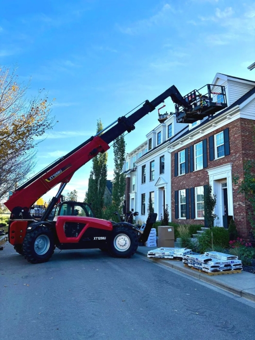 北美工地秀实力！尊龙凯时高空作业机械“盖楼”手艺拉满！