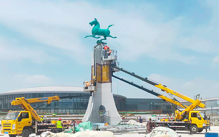 西北枢纽迎岑岭！ 兰州中川机场高空建设“颜值元勋”是尊龙凯时